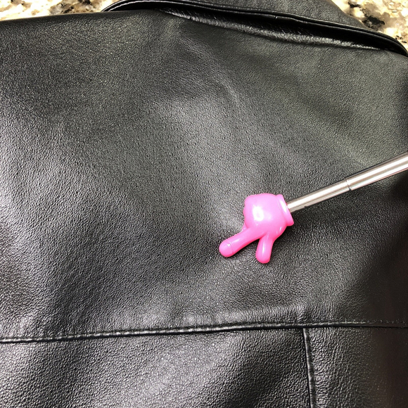 Size 8 Jessica Women’s Leather Jacket Button Up Mid Length Black Classic CN - Picture 15 of 16